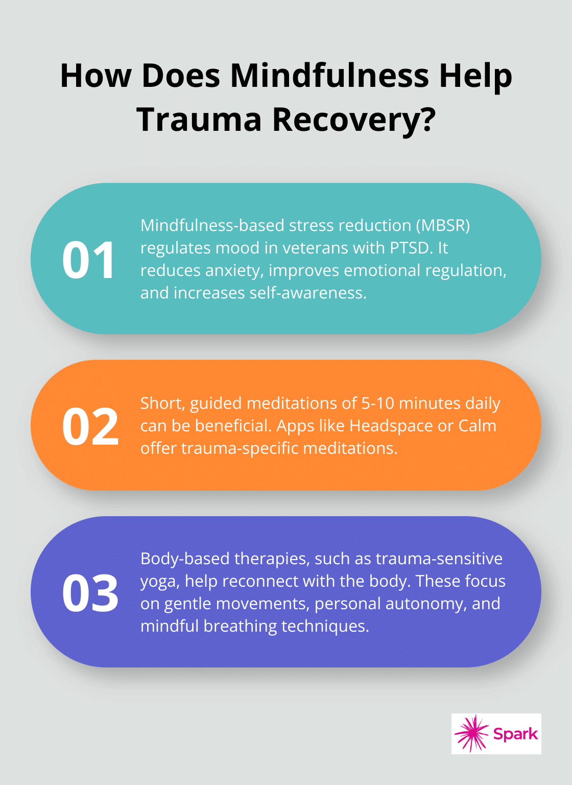 Infographic: How Does Mindfulness Help Trauma Recovery?