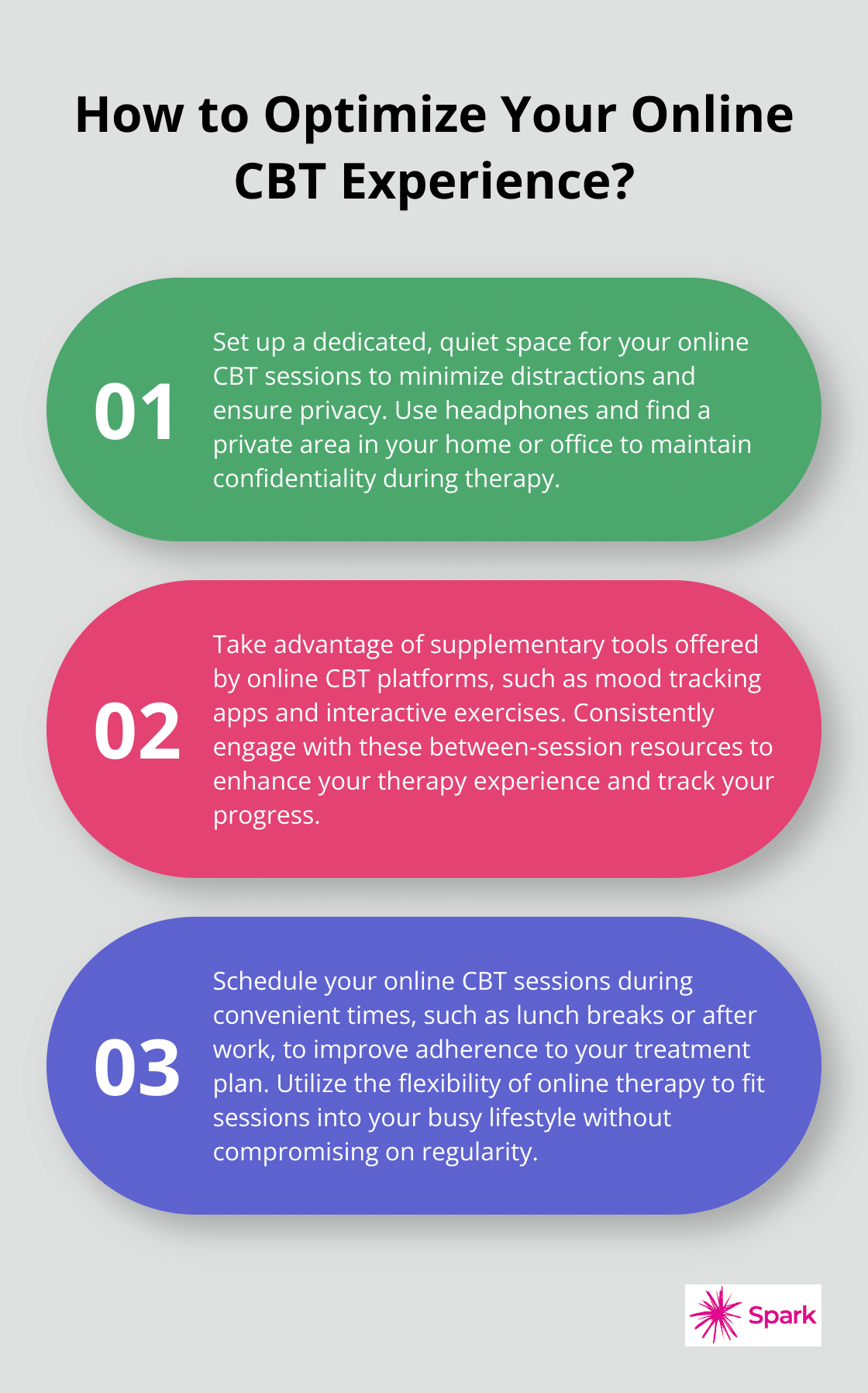 Infographic: How to Optimize Your Online CBT Experience?
