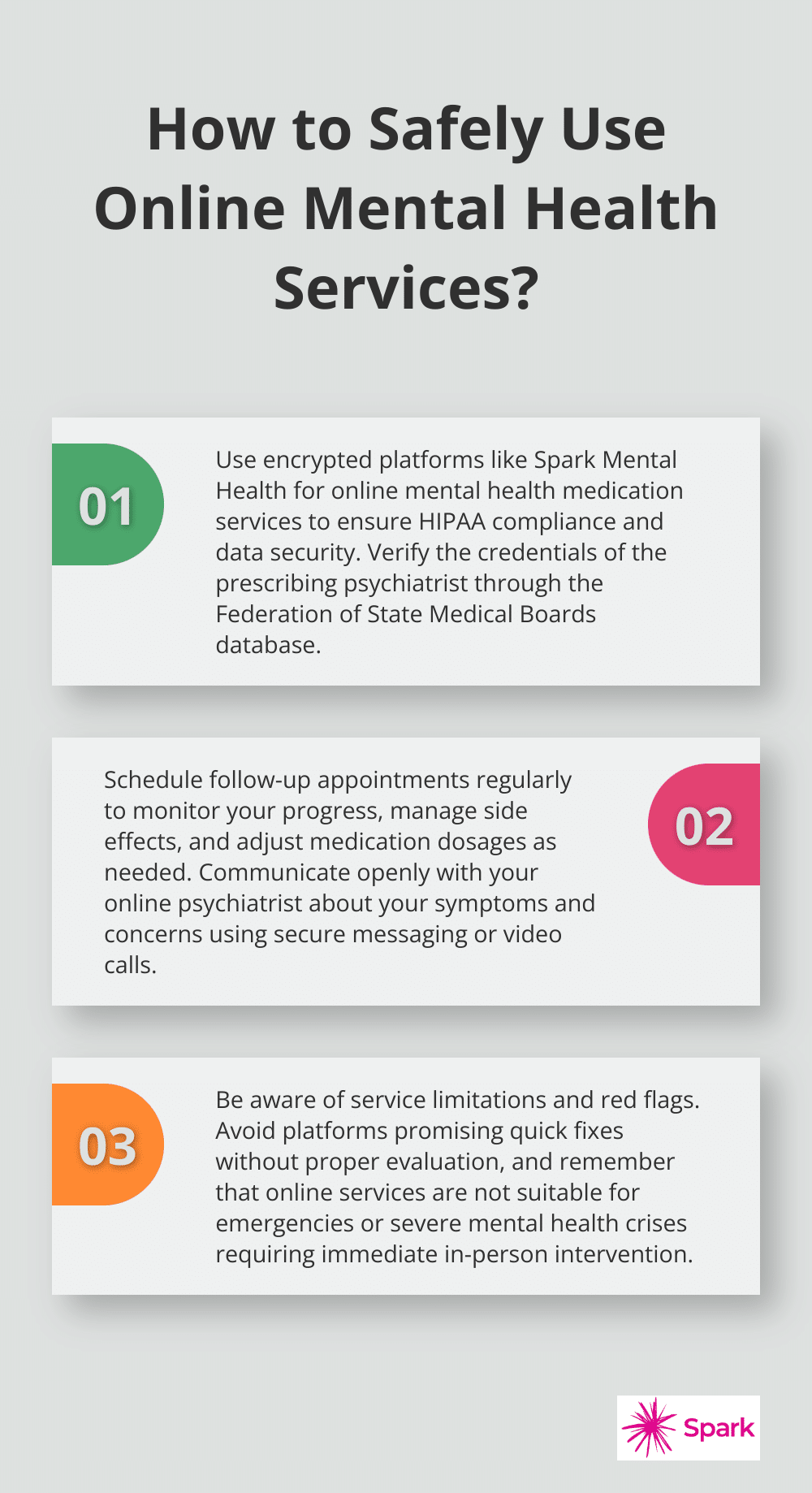 Infographic: How to Safely Use Online Mental Health Services?